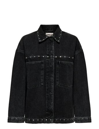 ONLY | Onlemmie L/S Studded Dnm Shirt Azg | L