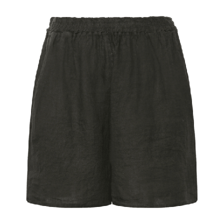 Tiffany Tracy, Shorts, Linen - Black Shorts Dam Svart S/M
