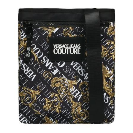 Versace Jeans Couture Logo Brush Couture Crossbody Sort, Herre, Størrelse: ONE Size