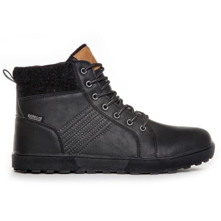 Polecat Men's Waterproof Warm Lined Boots 13 Men lined boots Black 36