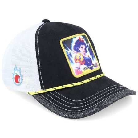 Capslab - Svart trucker Keps - Full Potential Black/White A-Frame Trucker @ Hatstore