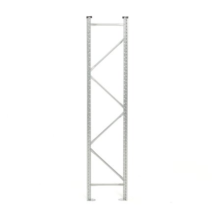 End frame for tyre rack TRANSFORM, 2000x400 mm, galvanised