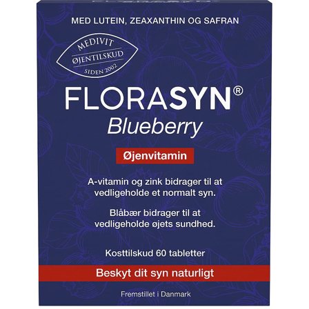 Florasyn Blueberry 60 stk, Helse & Madvarer, Ingredienser, Blåbær