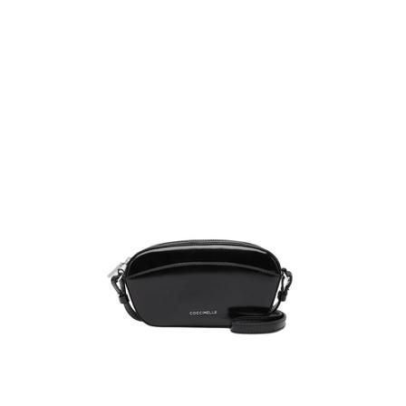 Coccinelle Enchanteuse Shiny Calf Tas , Zwart , Dames , Maat: ONE Size Schoudertassen