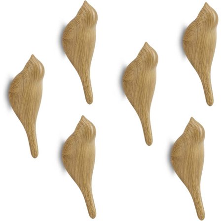 Træ Knagerække, Væg Knager Fugl Væg Kroge Multifunktionel Harpiks