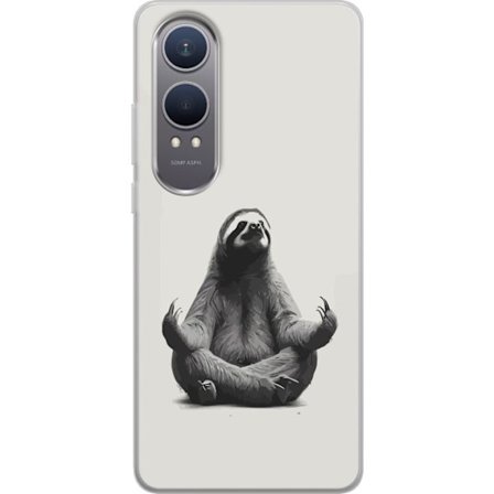 Kompatibel Mobilcover til OnePlus Nord CE4 Lite Afslappet dovendyr i meditation, sød fredelig design der spreder rolig energi med humoristisk charme o