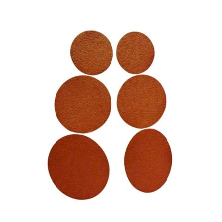 Kengän kantapään korjauspaikat – 6 liimapaikkaa (2S+2M+2L) coffee