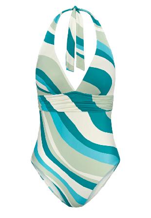 Triumph Plunge Bathing Suit Baddräkt Dam Flerfärgad 44C