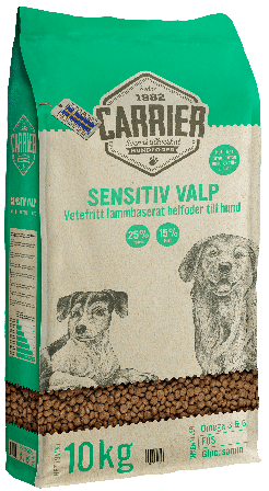 Carrier - Sensitiv Valp 10 kg - Hund - Hundefôr & hundemat - Tørrfôr for hund - ZOO.no