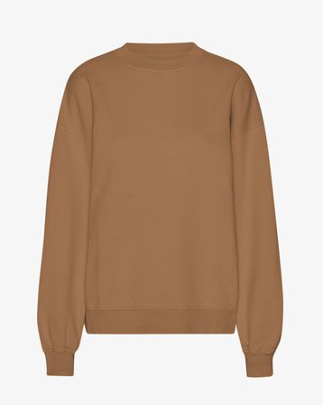 Organic Oversized Crew - Sahara Camel - Female - 2XL