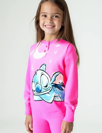 Lilo & Stitch Pyjama - Pink - 104