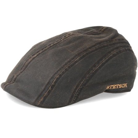 Stetson - Brun earflap Keps - Ivy Cap Co/Pe Brown Flat Cap @ Hatstore