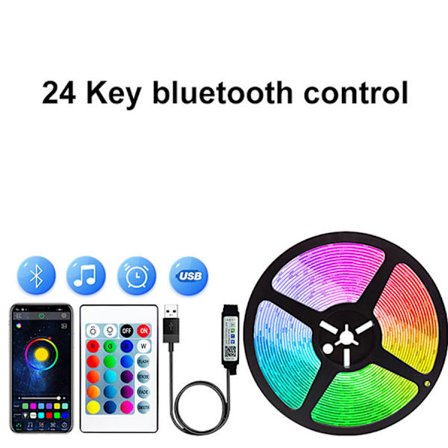 15 meter extra lång LED-ljusslinga, musiksynkroniserad appstyrning, levereras med fjärrkontroll, lämplig för sovrum [Energieffektivitetsklass A++]