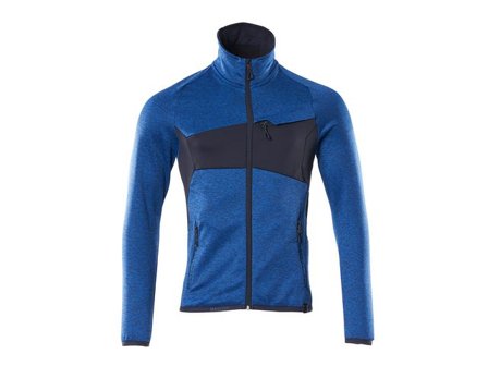 MASCOT Fleecetröja med blixtlås Accelerate azur/mbl M - Lyreco - Arbetskläder - Arbetsjackor - Fleecejackor