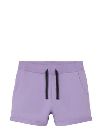 Nkfvolta Swe Shorts Unb F Noos Shorts Sweat Shorts Lilla Name It*Betinget Tilbud