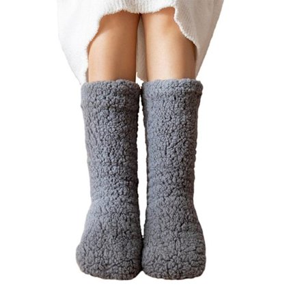 Varme fleecesokker for jenter, tykke, komfortable og pustende
