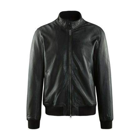 BomBoogie, Friz Leather Jacket Zwart, Heren, Maat:L