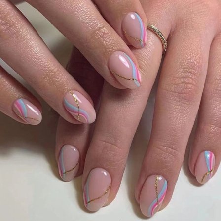 Almond Fake Nails False Nail 1 1