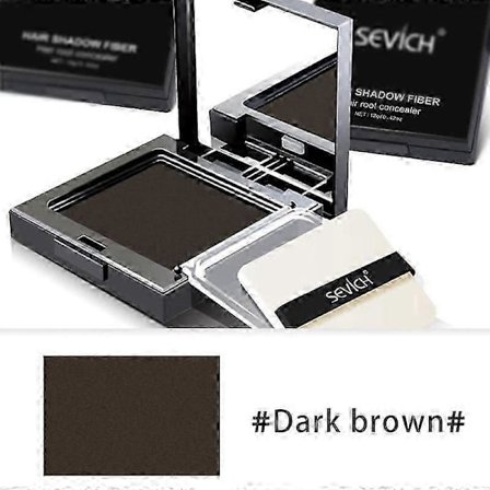 12g Hårrod Touch-Up Pudder Refill Mørkebrun Sort Kaffe Fiber Concealer