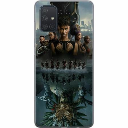Samsung Galaxy A71 Genomskinligt Skal Wakanda Forever : Black