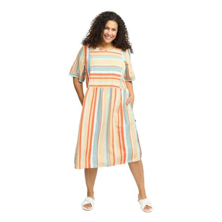 Adia Likka Kjole Gul, Dame, Størrelse: 7Xl/8Xl
