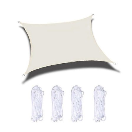 Udendørs Have Solsejl Vandtæt Anti-UV Baldakin, Størrelse: 2m x 2.5m-Xin
