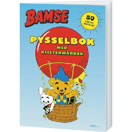 Bamse Pysselbok med klistermärken