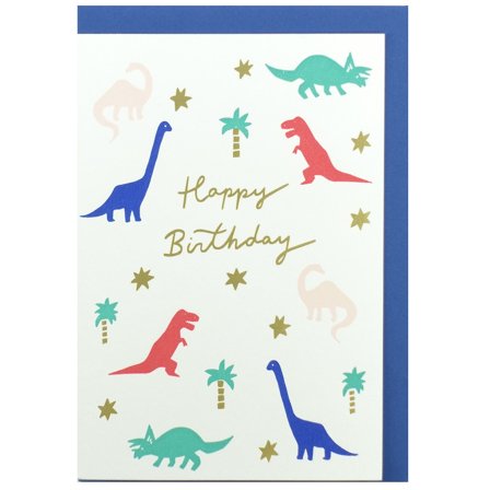Greeting Life Carte de vœux Dinosaures