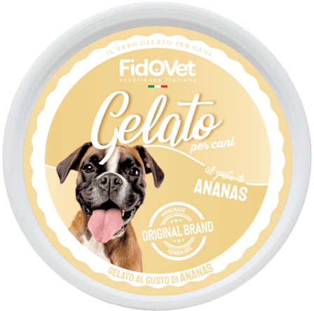 Fidovet Hundglass Gelato Ananas 40 g - Fidovet