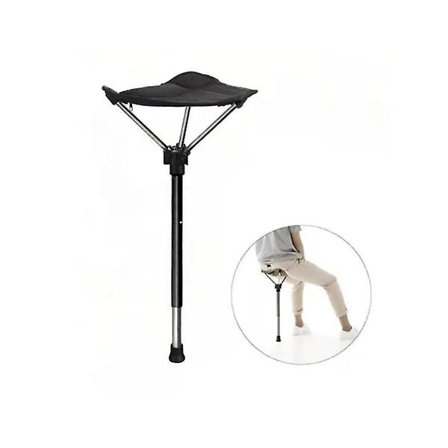 Ulkona kannettava teleskooppinen jakkara taitettavalla jakkaralla Seat Fishing Teleskooppinen tuolijakkara