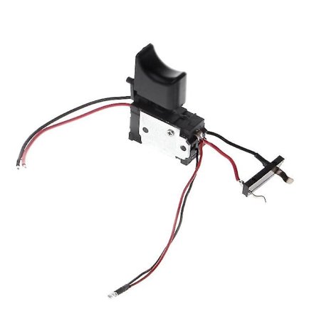 Elektrisk Borr Dammsäker Hastighetskontroll Tryckknapp Trigger Switch Dc 7.2-24v