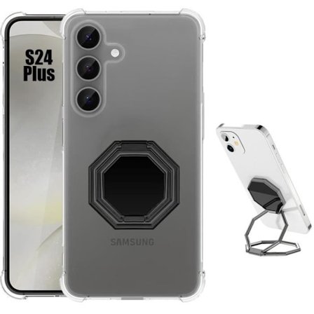 Coque för Samsung Galaxy S24 Plus - Ultra Slim Silikon - Stötdämpande - Flera vinklar Stöd