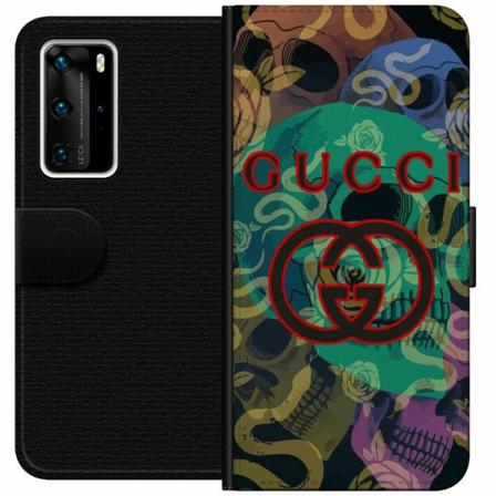 Huawei P40 Pro Plånboksfodral Skull