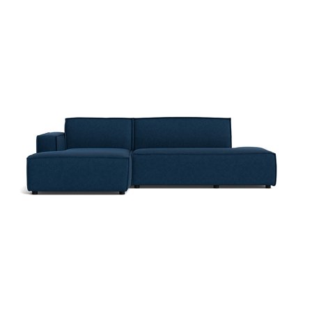 Lyon chaiselong sofa, venstrevendt | open end - Aragon Blå - 278x160x78 - Sofa, chaiselong