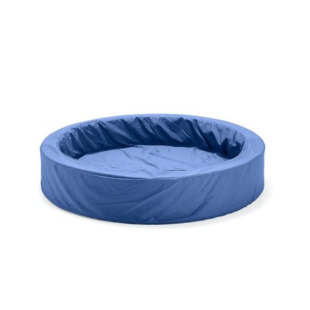 Rundt skumgulv VIKTOR, denimblå