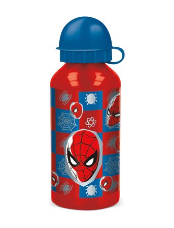 Spiderman, Aluminium Vandflaske Red Euromic