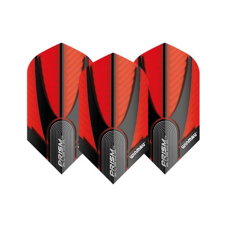 Winmau Red & Black Prism Alpha Slim