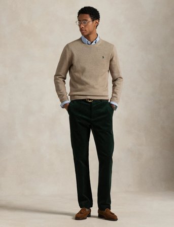 Polo Ralph Lauren Cotton Crewneck Sweater - Beige - XS