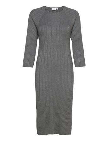 Rikkesz Dress Knälång Klänning Grå Saint Tropez