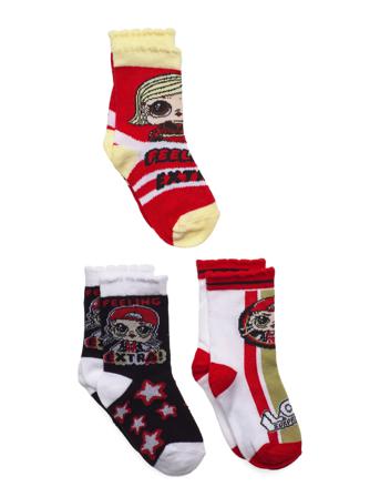 3 Pack Socks Patterned L.O.L
