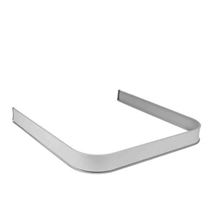 Leijma 8207 Dusjkant u-form, 92 x 92 x 92 cm, sølv, Baderom