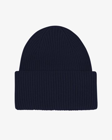 Merino Wool Hat - Navy Blue