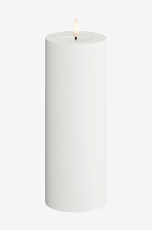 DeluxeHomeart - LED utendørs bloklys 7,5x20 cm - Hvit - Dekorbelysning - Fra Homeroom