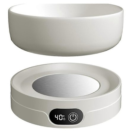 Opvarmet kæledyrsskål med 4 temperaturindstillinger, isoleret hundevandskål, egnet til husdyr og katte til at drikke om vinteren.