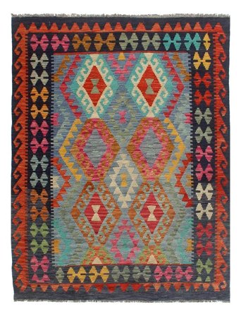 Kelim Afghan Old Style Matta Orientalisk (Ull, Afghanistan)