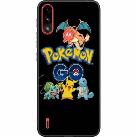 Motorola Moto E7i Power Svart Skal Pokemon