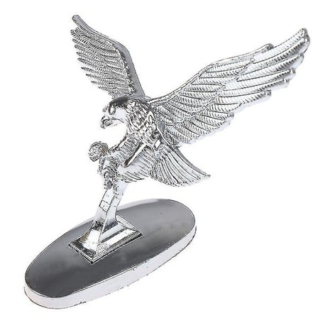 Chrome-hettepynt for bil, 3D-emblem, engel-ørn, for bil