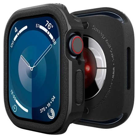 Spigen Caseology Apple Watch 11 / 10 46 mm Vault Matt Svart