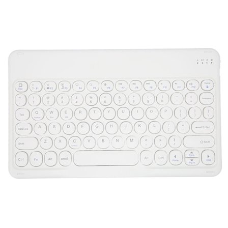 Retro tangentbord Runt tangentbord Ultra Slim Bra Rebound Typ C Mini Trådlöst tangentbord för mobiltelefoner Datorer Bärbara datorer