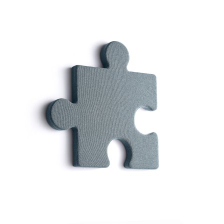 Akustikpaneel POLY, 700x700x50 mm, Wandmontage, hellblau